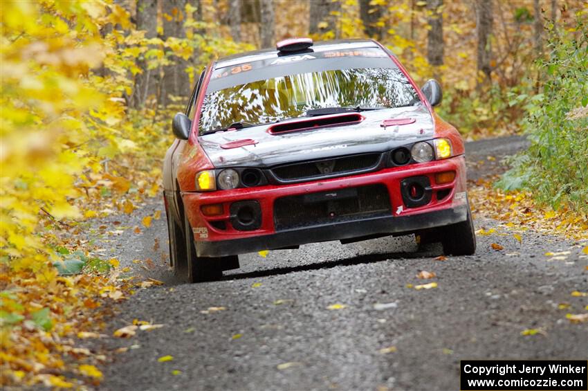 Mark Piatkowski / Aaron Crescenti Subaru Impreza 2.5RS on SS14, Trouble II.