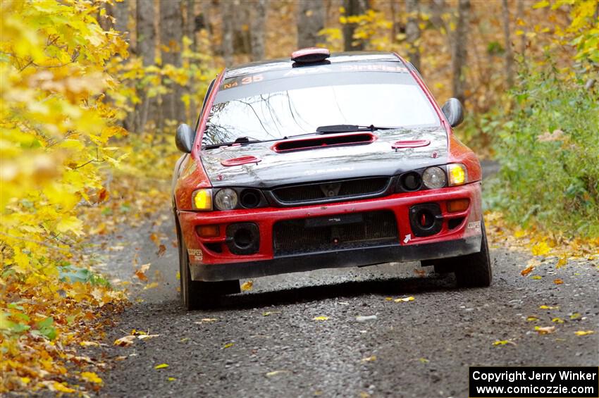 Mark Piatkowski / Aaron Crescenti Subaru Impreza 2.5RS on SS14, Trouble II.