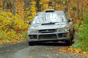 Dylan Gondyke / Sara Nonack Subaru Impreza on SS14, Trouble II.