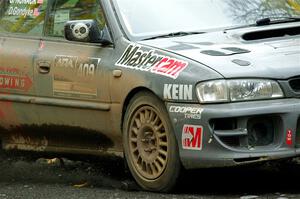 Dylan Gondyke / Sara Nonack Subaru Impreza on SS14, Trouble II.