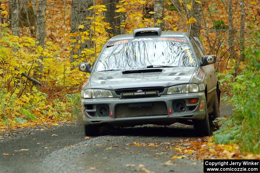 Dylan Gondyke / Sara Nonack Subaru Impreza on SS14, Trouble II.