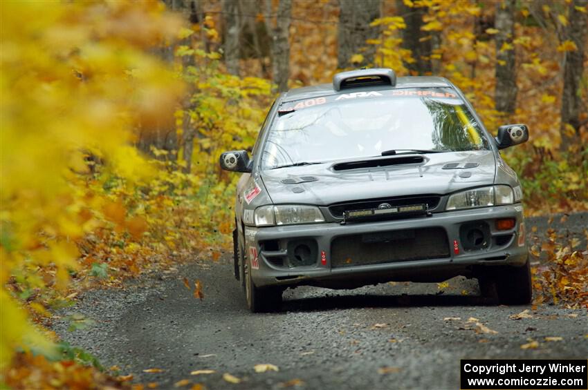 Dylan Gondyke / Sara Nonack Subaru Impreza on SS14, Trouble II.