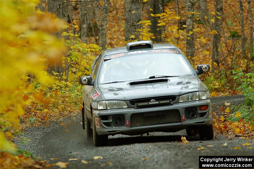 Dylan Gondyke / Sara Nonack Subaru Impreza on SS14, Trouble II.