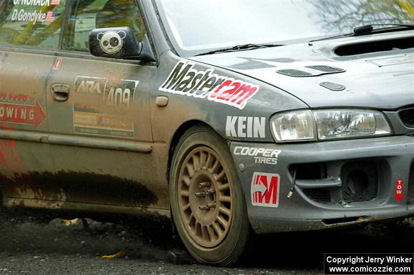 Dylan Gondyke / Sara Nonack Subaru Impreza on SS14, Trouble II.