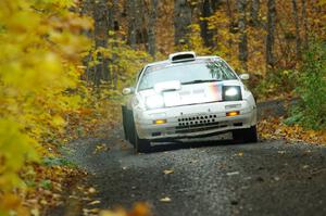 Kevin Schmidt / Kyle Roberts Mazda RX-7 on SS14, Trouble II.