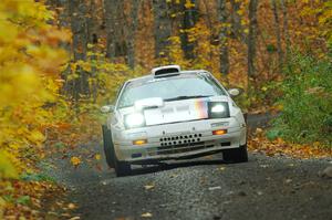 Kevin Schmidt / Kyle Roberts Mazda RX-7 on SS14, Trouble II.