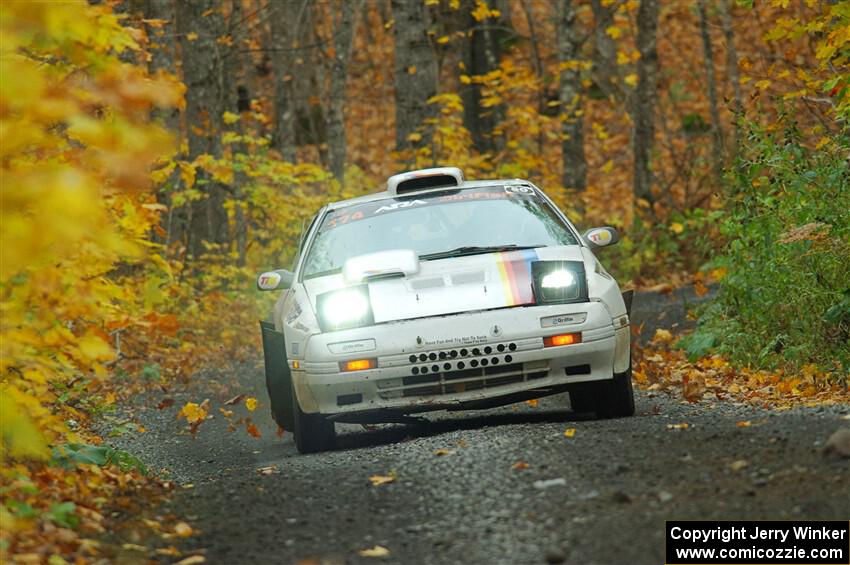 Kevin Schmidt / Kyle Roberts Mazda RX-7 on SS14, Trouble II.