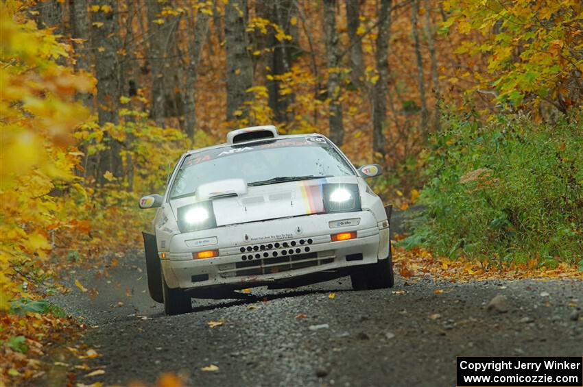 Kevin Schmidt / Kyle Roberts Mazda RX-7 on SS14, Trouble II.