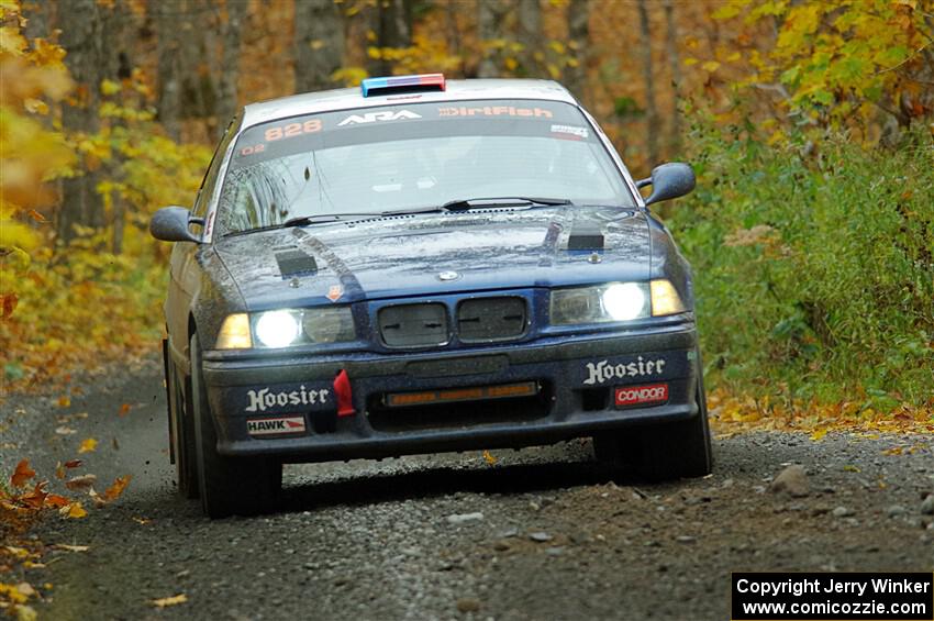 Ryan George / Heather Stieber-George BMW M3 on SS14, Trouble II.