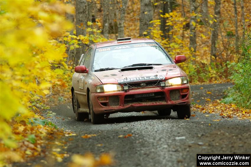 Arin DeMaster / Taylor Kildea Subaru Impreza on SS14, Trouble II.