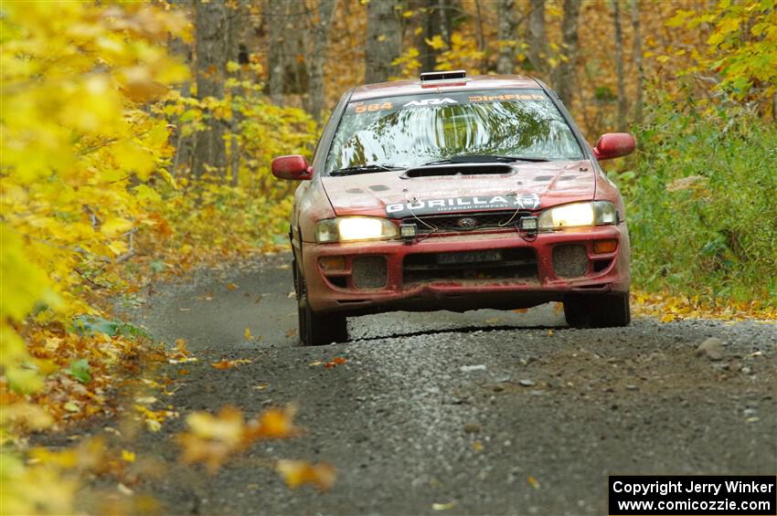 Arin DeMaster / Taylor Kildea Subaru Impreza on SS14, Trouble II.