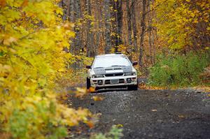 Aidan Hicks / John Hicks Subaru Impreza Wagon on SS14, Trouble II.