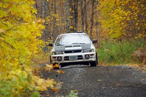 Aidan Hicks / John Hicks Subaru Impreza Wagon on SS14, Trouble II.