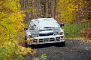 Aidan Hicks / John Hicks Subaru Impreza Wagon on SS14, Trouble II.