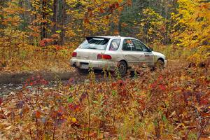 Aidan Hicks / John Hicks Subaru Impreza Wagon on SS14, Trouble II.