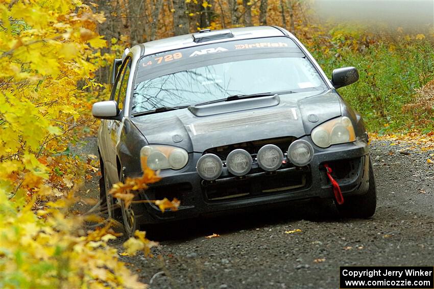 Dylan Murcott / Andrew Sims Subaru WRX STi on SS14, Trouble II.