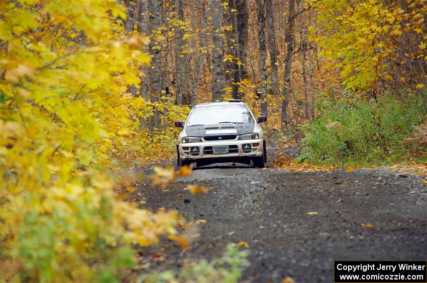 Aidan Hicks / John Hicks Subaru Impreza Wagon on SS14, Trouble II.