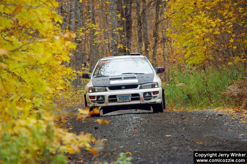 Aidan Hicks / John Hicks Subaru Impreza Wagon on SS14, Trouble II.