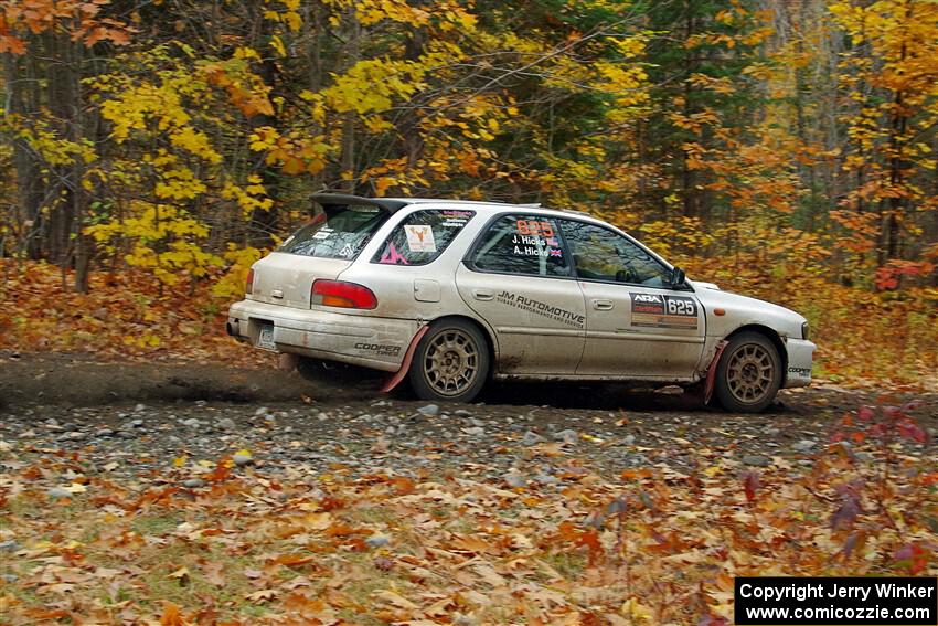 Aidan Hicks / John Hicks Subaru Impreza Wagon on SS14, Trouble II.