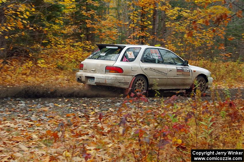 Aidan Hicks / John Hicks Subaru Impreza Wagon on SS14, Trouble II.