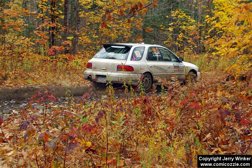 Aidan Hicks / John Hicks Subaru Impreza Wagon on SS14, Trouble II.