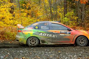 Sumit Panjabi / Stephen Kurey Mitsubishi Lancer Evo X on SS14, Trouble II.