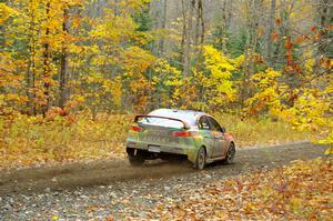 Sumit Panjabi / Stephen Kurey Mitsubishi Lancer Evo X on SS14, Trouble II.