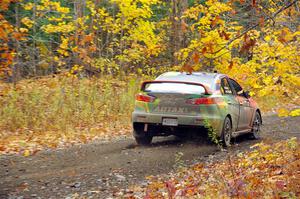 Sumit Panjabi / Stephen Kurey Mitsubishi Lancer Evo X on SS14, Trouble II.