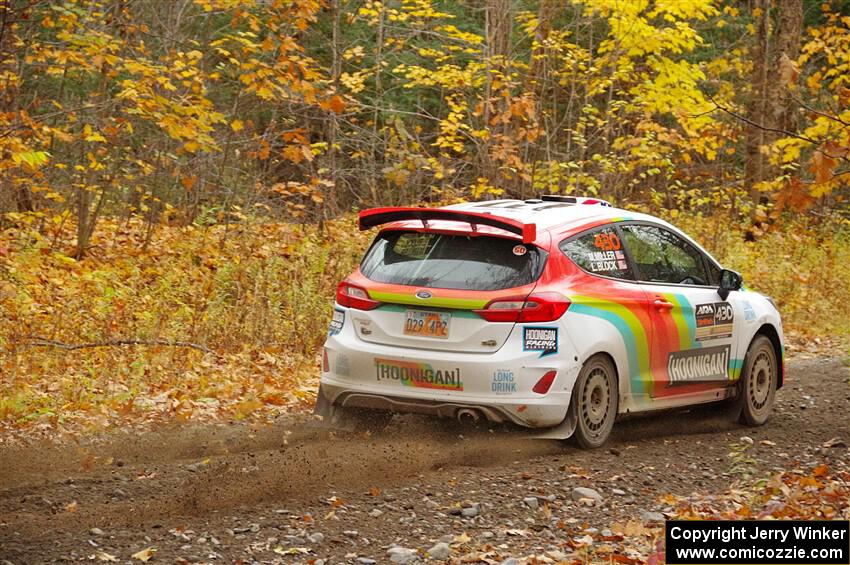 Lucy Block / Michelle Miller Ford Fiesta Rally3 on SS14, Trouble II.