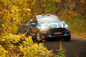 Lia Block / Matt James Ford Fiesta on SS14, Trouble II.