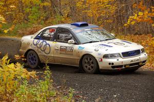 Tim Michel / Shanti Witt Audi A4 Quattro on SS14, Trouble II.