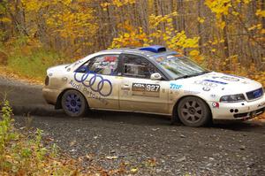 Tim Michel / Shanti Witt Audi A4 Quattro on SS14, Trouble II.