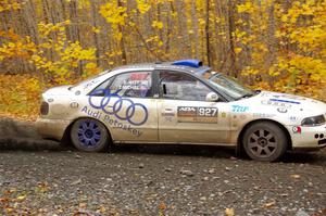 Tim Michel / Shanti Witt Audi A4 Quattro on SS14, Trouble II.