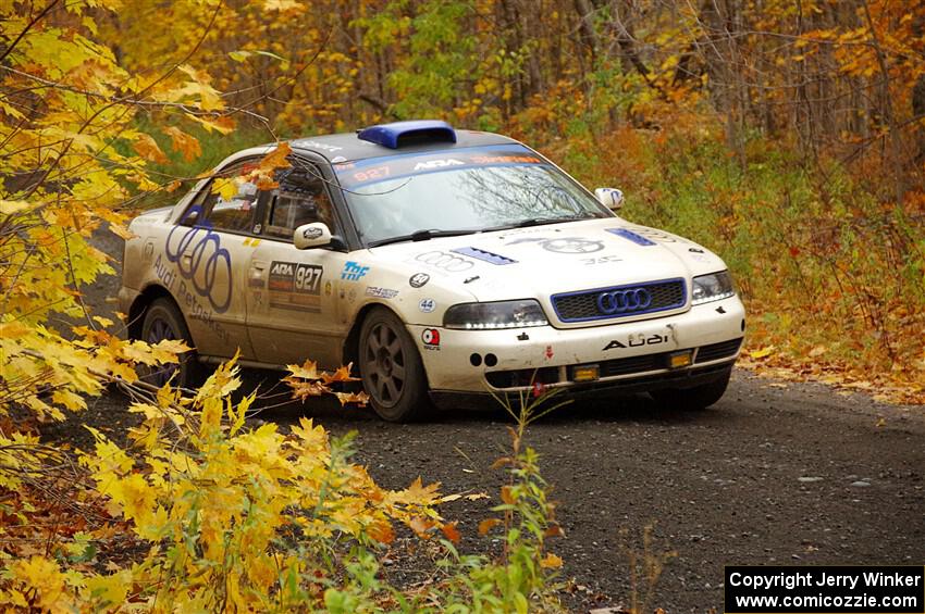 Tim Michel / Shanti Witt Audi A4 Quattro on SS14, Trouble II.