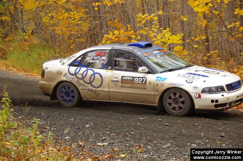 Tim Michel / Shanti Witt Audi A4 Quattro on SS14, Trouble II.