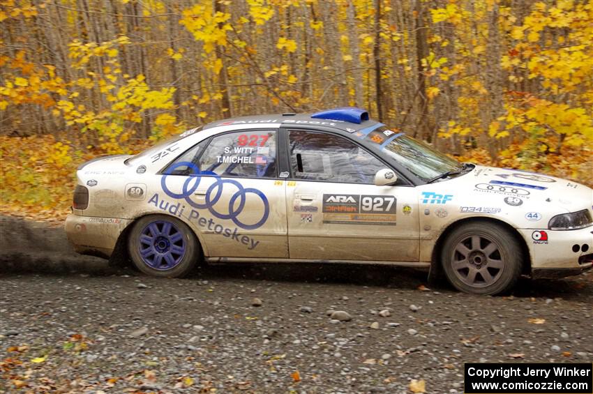 Tim Michel / Shanti Witt Audi A4 Quattro on SS14, Trouble II.