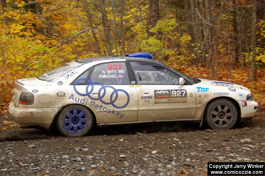 Tim Michel / Shanti Witt Audi A4 Quattro on SS14, Trouble II.