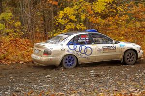 Tim Michel / Shanti Witt Audi A4 Quattro on SS14, Trouble II.