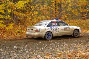 Tim Michel / Shanti Witt Audi A4 Quattro on SS14, Trouble II.