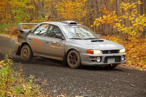 Nick Morris / Josh Kemp Subaru Impreza on SS14, Trouble II.