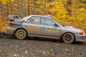 Nick Morris / Josh Kemp Subaru Impreza on SS14, Trouble II.