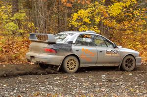 Nick Morris / Josh Kemp Subaru Impreza on SS14, Trouble II.