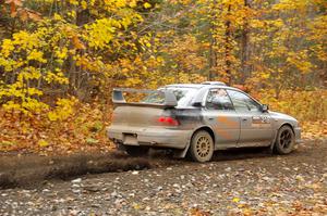 Nick Morris / Josh Kemp Subaru Impreza on SS14, Trouble II.