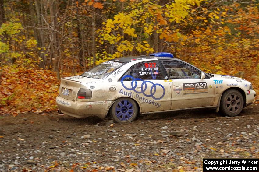 Tim Michel / Shanti Witt Audi A4 Quattro on SS14, Trouble II.