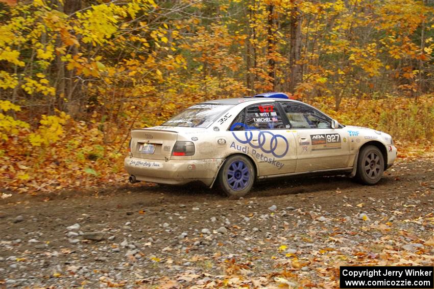 Tim Michel / Shanti Witt Audi A4 Quattro on SS14, Trouble II.