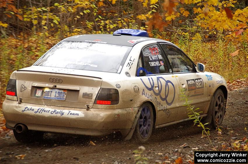 Tim Michel / Shanti Witt Audi A4 Quattro on SS14, Trouble II.