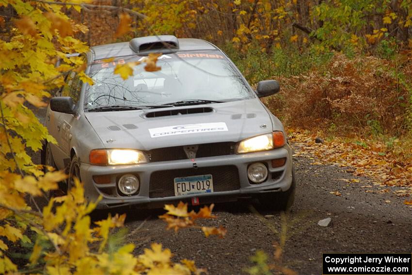 Nick Morris / Josh Kemp Subaru Impreza on SS14, Trouble II.