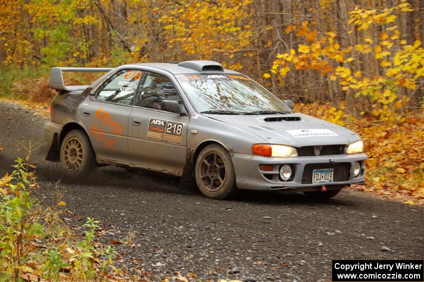 Nick Morris / Josh Kemp Subaru Impreza on SS14, Trouble II.