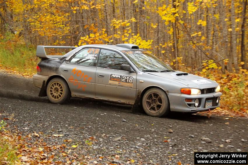 Nick Morris / Josh Kemp Subaru Impreza on SS14, Trouble II.