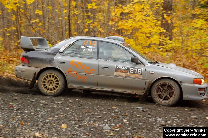 Nick Morris / Josh Kemp Subaru Impreza on SS14, Trouble II.